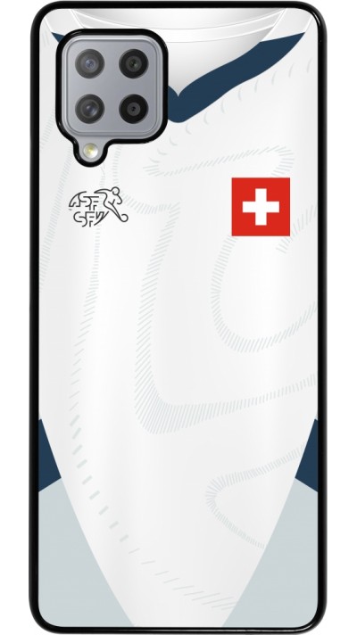 Samsung Galaxy A42 5G Case Hülle - Schweiz Away personalisierbares Fussballtrikot