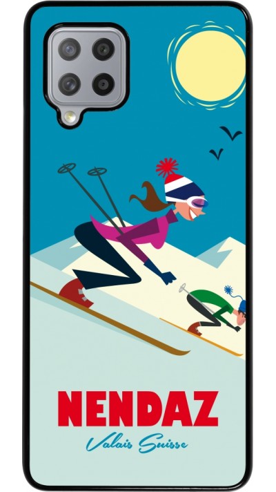 Samsung Galaxy A42 5G Case Hülle - Nendaz Ski Downhill