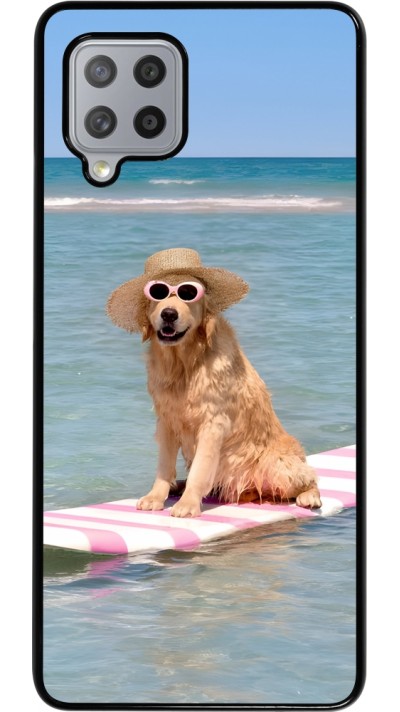 Coque Samsung Galaxy A42 5G - Summer Dog on Paddle