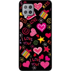 Coque Samsung Galaxy A42 5G - Valentine 2023 love symbols