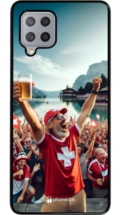 Samsung Galaxy A42 5G Case Hülle - Schweizer Sieg Fanzone Euro 2024