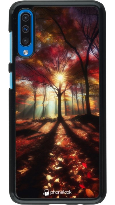 Coque Samsung Galaxy A50 - Automne doré glare