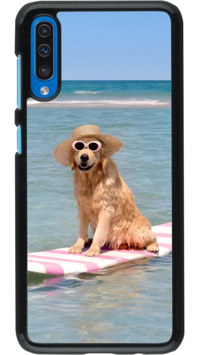 Coque Samsung Galaxy A50 - Summer Dog on Paddle