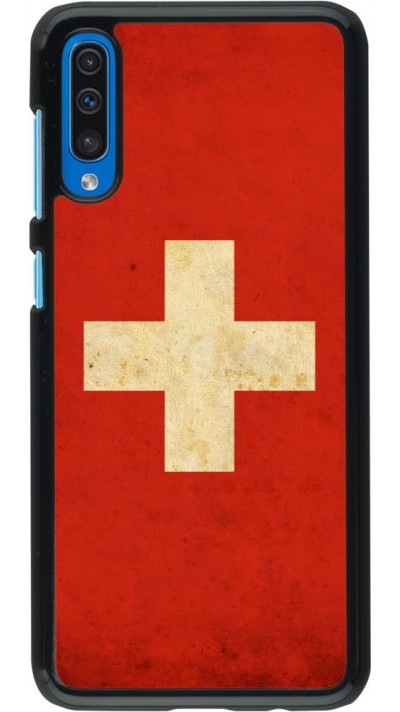 Coque Samsung Galaxy A50 - Vintage Flag SWISS