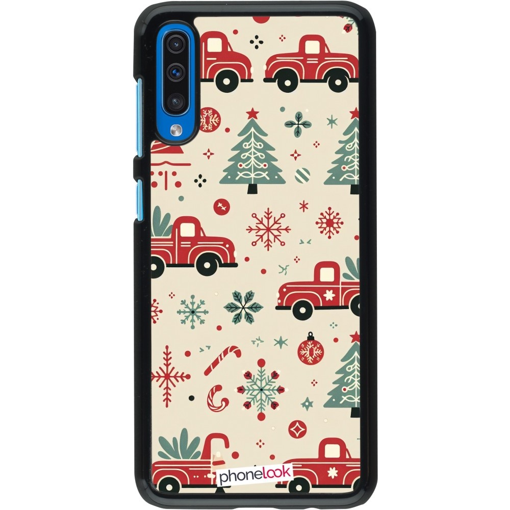 Coque Samsung Galaxy A50 - Noël 2024 Camion Sapin