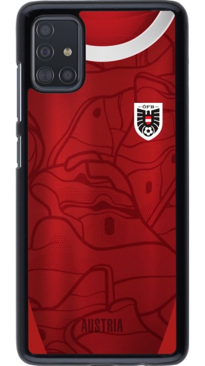 Samsung Galaxy A51 Case Hülle - Austria personalisierbares Fussballtrikot