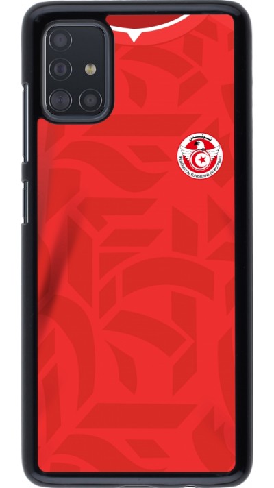 Samsung Galaxy A51 Case Hülle - Tunesien 2022 personalisierbares Fussballtrikot