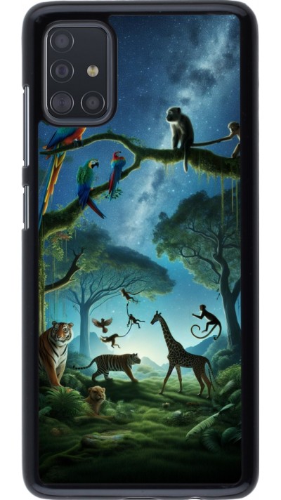 Coque Samsung Galaxy A51 - Paradis des animaux exotiques