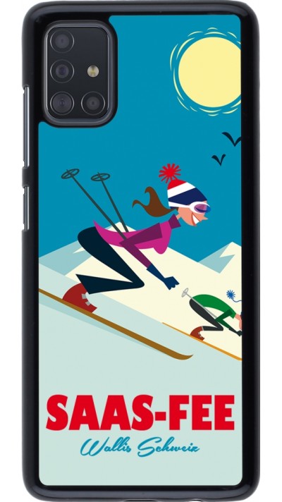 Coque Samsung Galaxy A51 - Saas-Fee Ski Downhill