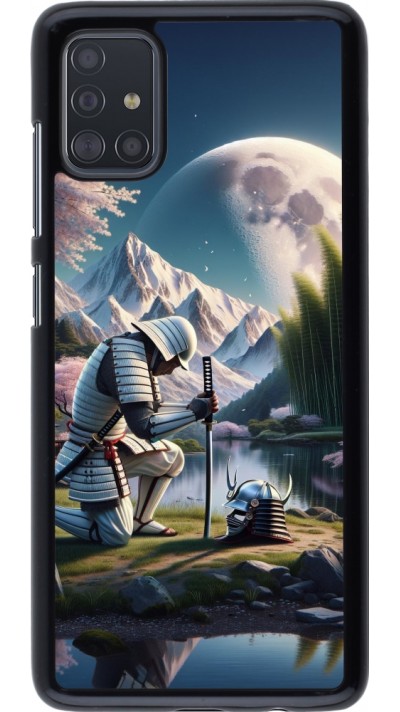 Coque Samsung Galaxy A51 - Samurai Katana Lune