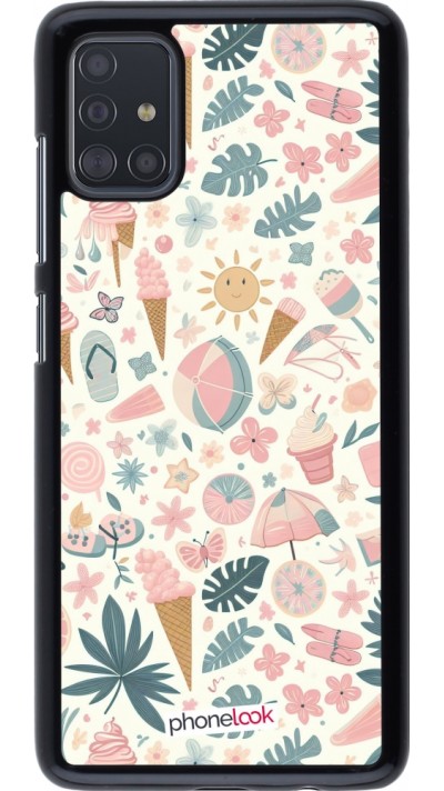 Coque Samsung Galaxy A51 - Summer Pink Pattern