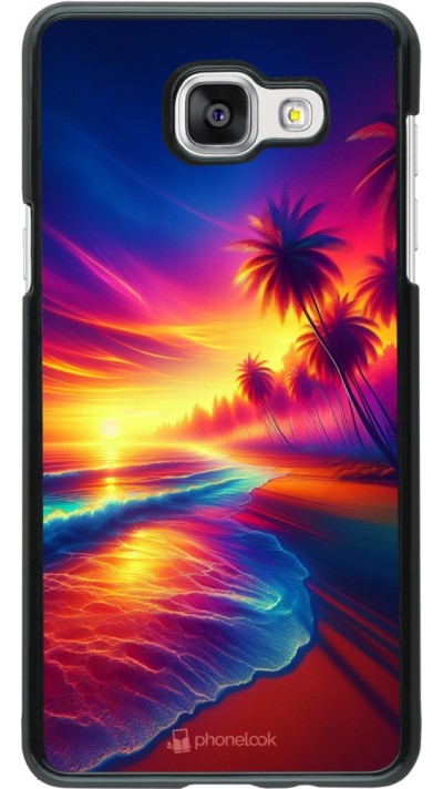 Samsung Galaxy A5 (2016) Case Hülle - Strand Sonnenuntergang auffällig