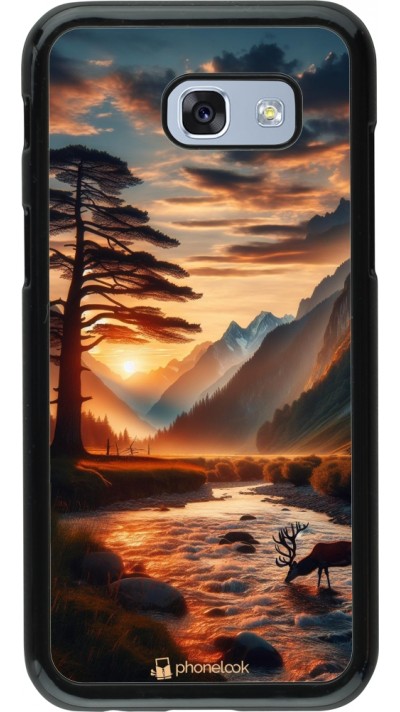 Coque Samsung Galaxy A5 (2017) - Valley Sunset Deer Tree