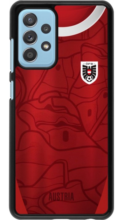 Samsung Galaxy A52 Case Hülle - Austria personalisierbares Fussballtrikot