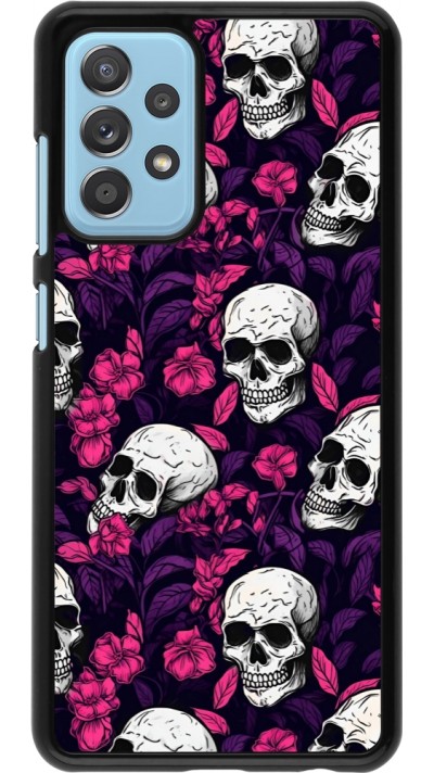 Samsung Galaxy A52 Case Hülle - Halloween 2024 romantic skulls