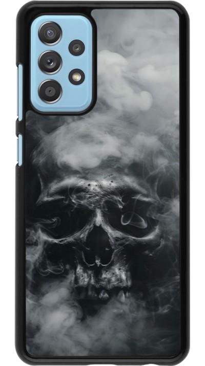 Samsung Galaxy A52 Case Hülle - Halloween 2024 smoky skull