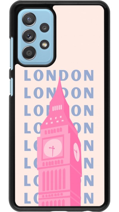 Samsung Galaxy A52 Case Hülle - London Pink Print