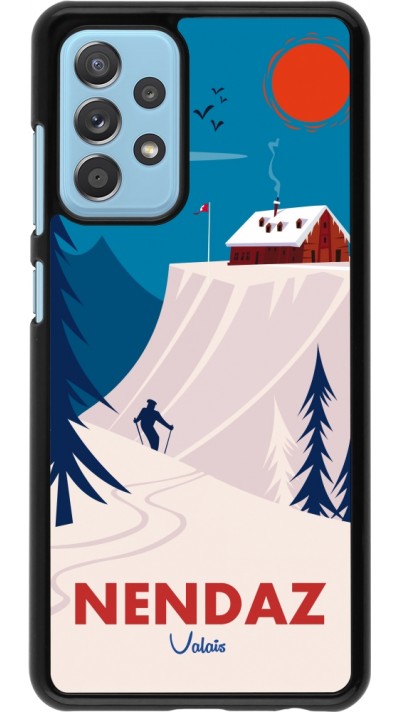 Samsung Galaxy A52 Case Hülle - Nendaz Cabane Ski