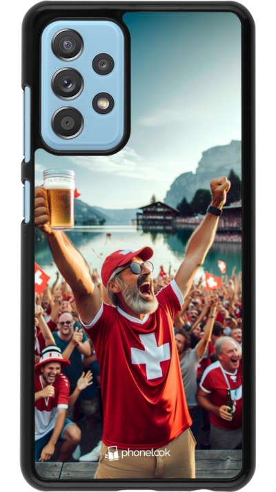 Samsung Galaxy A52 Case Hülle - Schweizer Sieg Fanzone Euro 2024