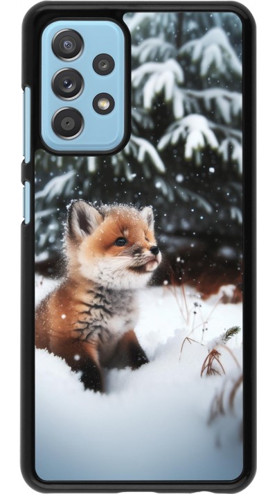 Coque Samsung Galaxy A52 - Noël 2023 Renardeau sapin