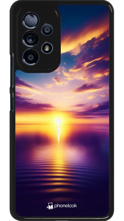 Samsung Galaxy A53 5G Case Hülle - Sonnenuntergang gelb violett