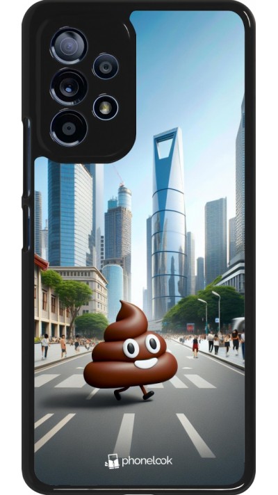 Samsung Galaxy A53 5G Case Hülle - Kackhaufen Emoji Spaziergang