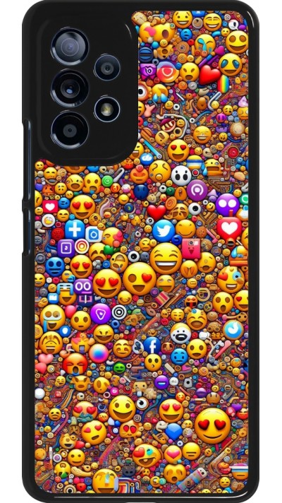 Samsung Galaxy A53 5G Case Hülle - Emoji gemischt