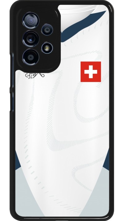 Samsung Galaxy A53 5G Case Hülle - Schweiz Away personalisierbares Fussballtrikot