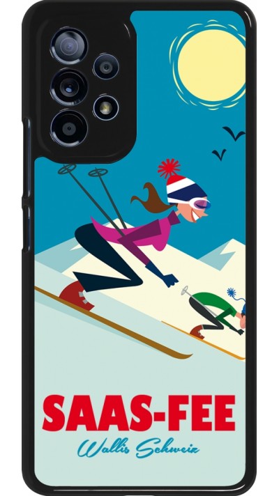 Samsung Galaxy A53 5G Case Hülle - Saas-Fee Ski Downhill