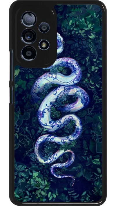 Samsung Galaxy A53 5G Case Hülle - Snake Blue Anaconda