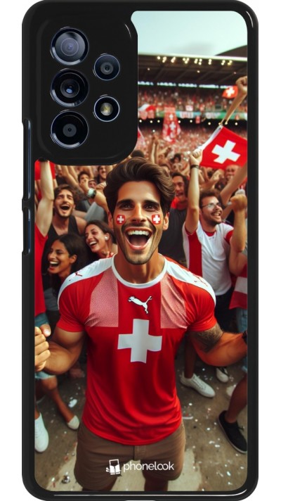 Samsung Galaxy A53 5G Case Hülle - Schweizer Fan Euro 2024