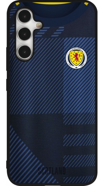 Samsung Galaxy A54 Case Hülle - Silikon schwarz Schottland personalisierbares Fussballtrikot