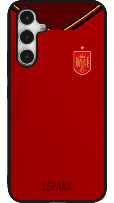 Samsung Galaxy A54 Case Hülle - Silikon schwarz Spanien 2022 personalisierbares Fußballtrikot