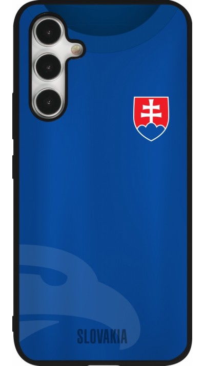 Samsung Galaxy A54 Case Hülle - Silikon schwarz Fussballtrikot Slowakei