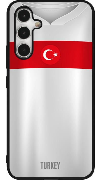 Samsung Galaxy A54 Case Hülle - Silikon schwarz Türkei personalisierbares Fussballtrikot