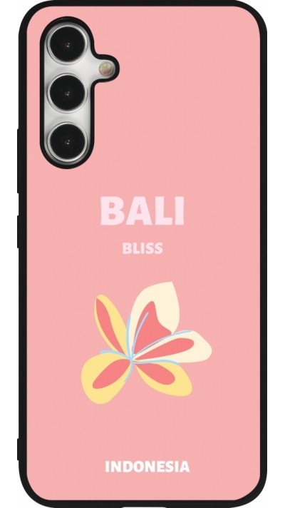 Samsung Galaxy A54 Case Hülle - Silikon schwarz Pop Summer Destination Bali