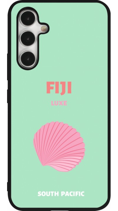 Samsung Galaxy A54 Case Hülle - Silikon schwarz Pop Summer Destination Fiji