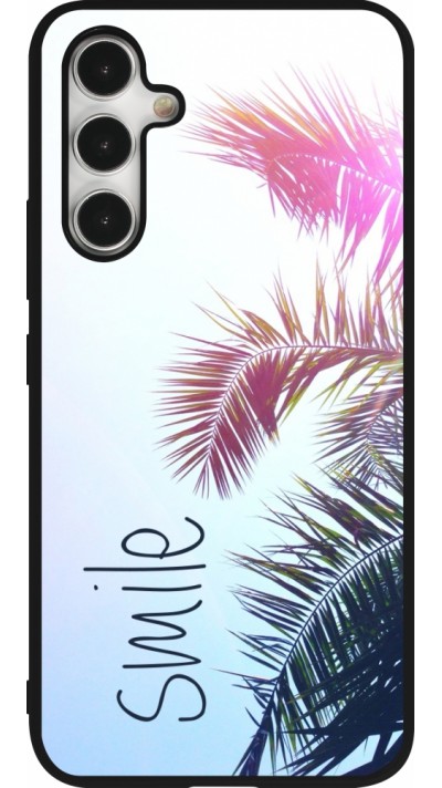 Samsung Galaxy A54 Case Hülle - Silikon schwarz Smile 05