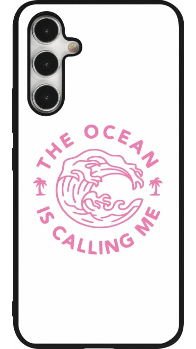 Coque Samsung Galaxy A54 5G - Silicone rigide noir The Ocean is calling me