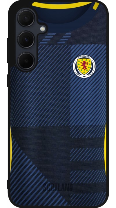 Samsung Galaxy A55 5G Case Hülle - Silikon schwarz Schottland personalisierbares Fussballtrikot