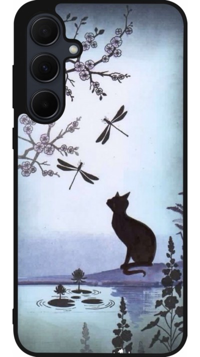 Samsung Galaxy A55 5G Case Hülle - Silikon schwarz Spring 19 12