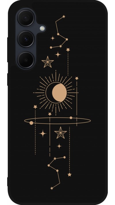 Coque Samsung Galaxy A55 5G - Silicone rigide noir Spring 23 astro