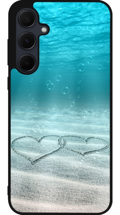 Coque Samsung Galaxy A55 5G - Silicone rigide noir Summer 18 19