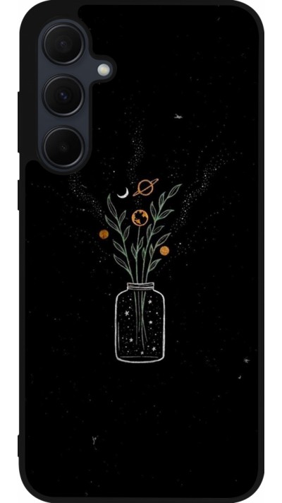 Coque Samsung Galaxy A55 5G - Silicone rigide noir Vase black