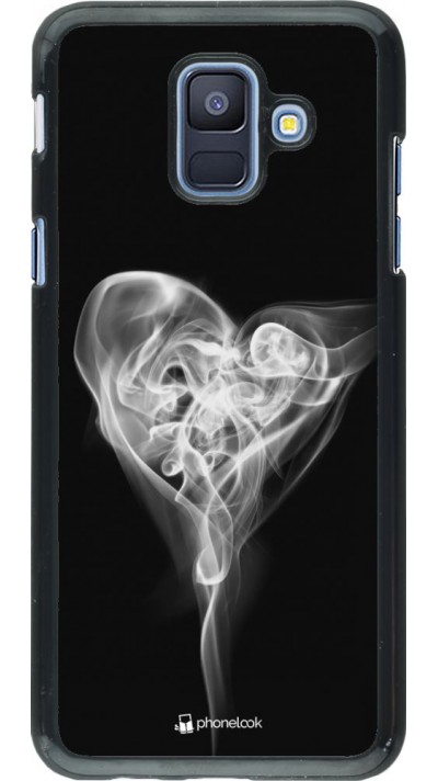 Coque Samsung Galaxy A6 - Valentine 2022 Black Smoke