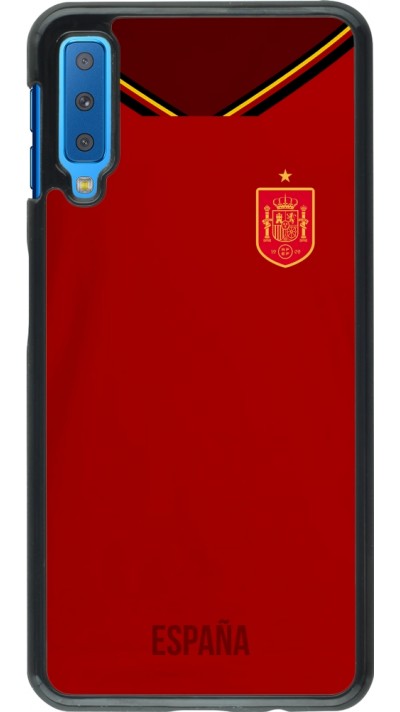 Samsung Galaxy A7 Case Hülle - Spanien 2022 personalisierbares Fußballtrikot