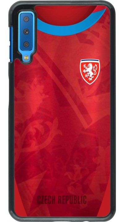 Samsung Galaxy A7 Case Hülle - Tschechische Republik personalisierbares Fussballtrikot