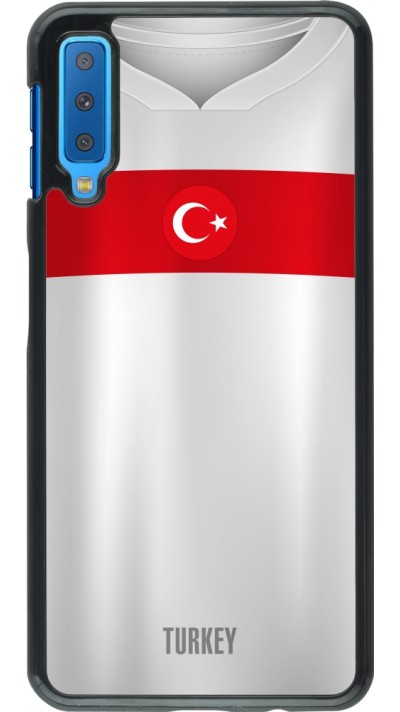 Samsung Galaxy A7 Case Hülle - Türkei personalisierbares Fussballtrikot