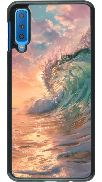 Samsung Galaxy A7 Case Hülle - Wave Sunset