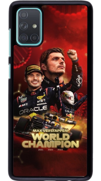 Samsung Galaxy A71 Case Hülle - Max Verstappen Champion 2023